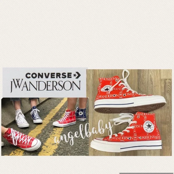 Converse X JW Anderson Chuck 70 High Top in Red/White!